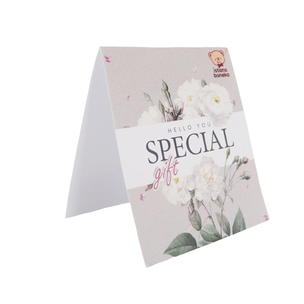 Tambahan kartu ucapan gift card ultah istana boneka note paper birthday graduation special