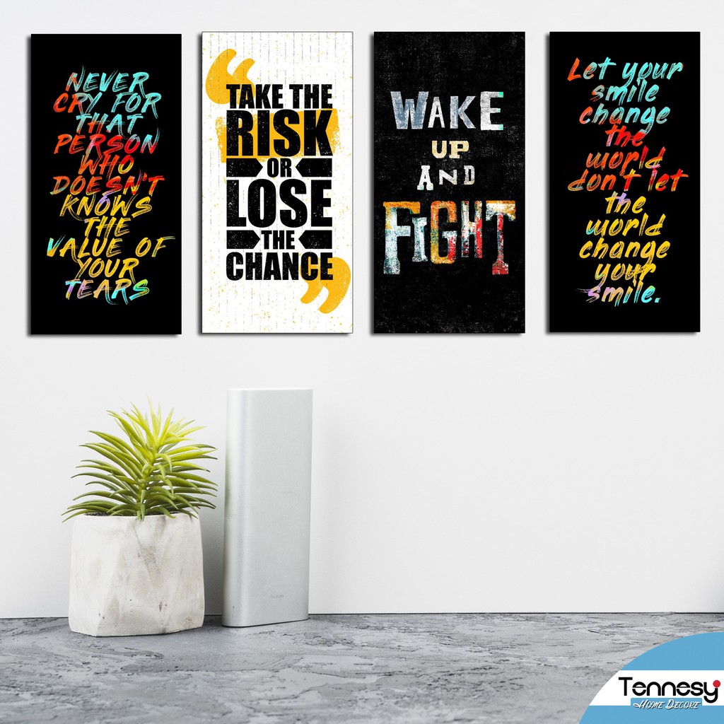 Wall Decor Hiasan  Dinding Kamar  Rumah Quote Bijak Spirit 