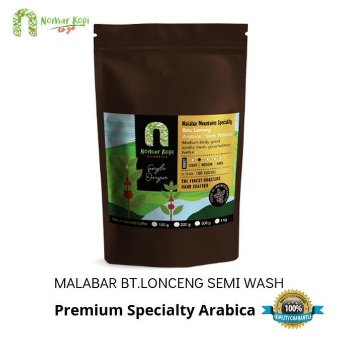 

Nomar Kopi-SO Speciality Arabica Malabar Batu lonceng SW 100Gr