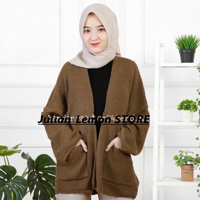 Cardigan Rajut Jumbo XXL,3XL,4XL / cardigan rajut oversize / Cardigan Wanita Big Size/ Kardigan Jumb-8