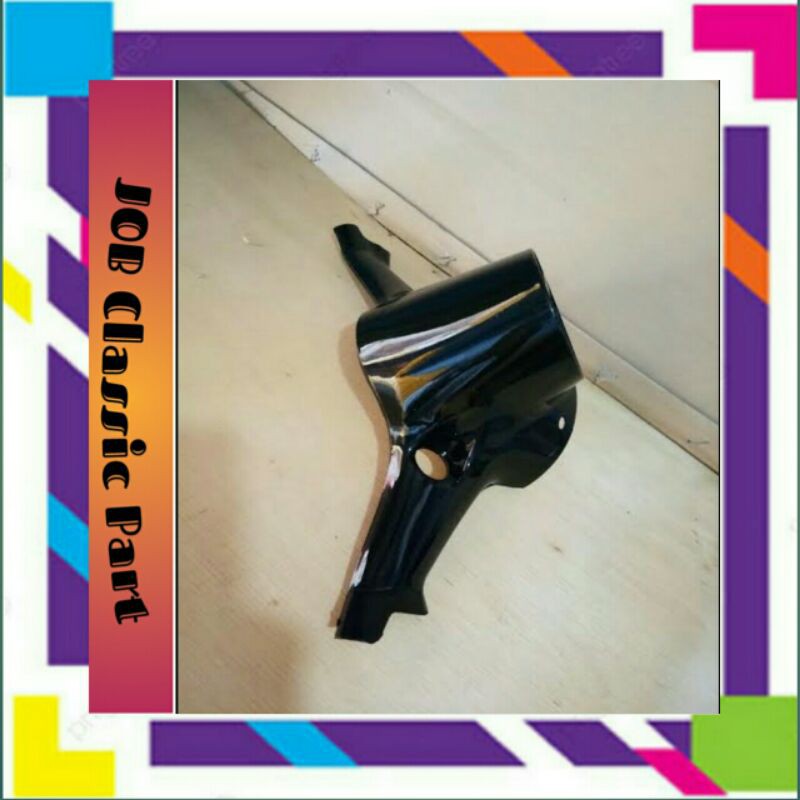 Batok kepala lampu bawah honda c70 hitam