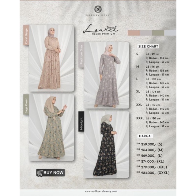 Laurel Dress by Nadheera Luxury