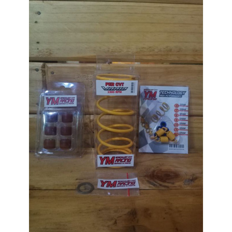 PAKET UPGRADE  CVT 1500 RPM VARIO LAMA 110 KVB YM RACING