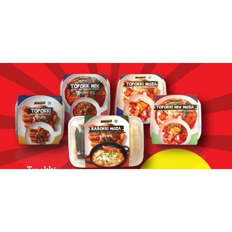 

TOPOKKI BOX/TOPOKKI MIX / TOPOKKI MOZA /TOPOKKI MIX MOZA/ RABOKKI