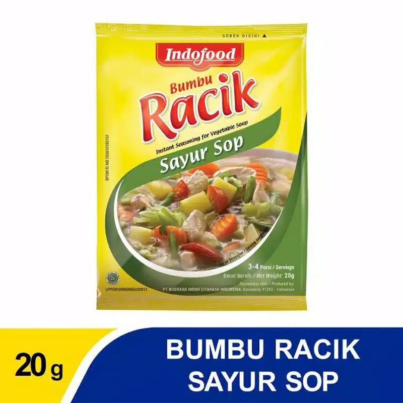 Indofood Bumbu Racik 10 x 20gr