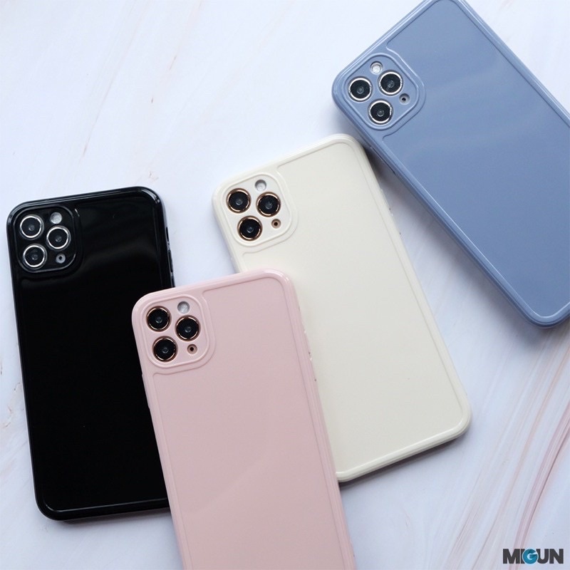 (2) GLOSSY CAMPRO FOR IPHONE 12 13 MINI PRO PROMAX