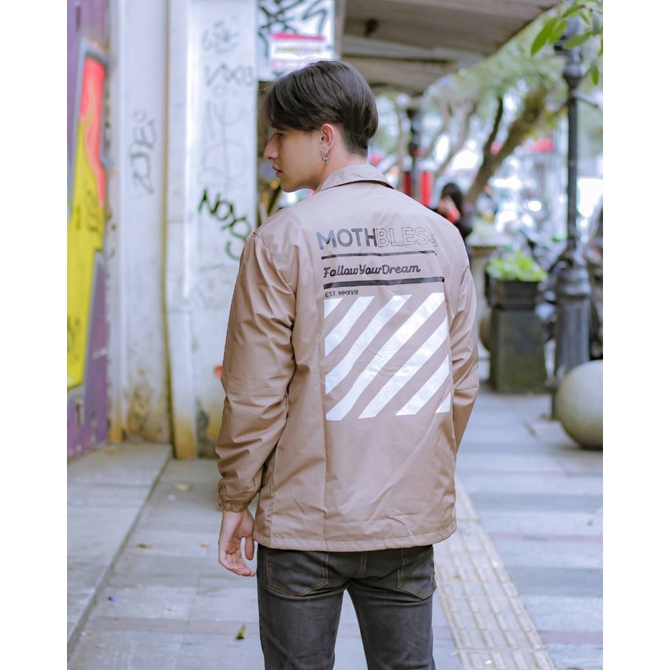 Coach Jaket Mothbless StreetLine Premium Cream