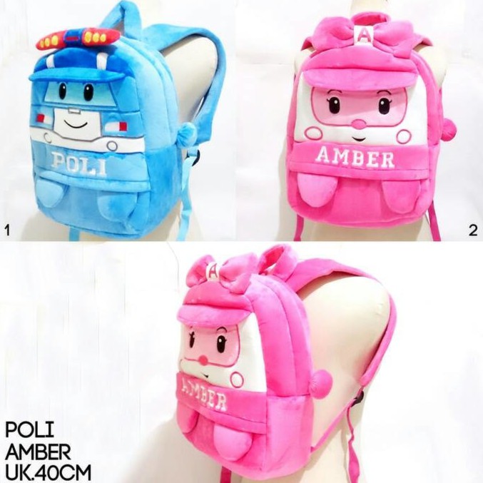 tas ransel besar boneka pesadas poli dan amber tas sekolah anak baby kids tk smp sma