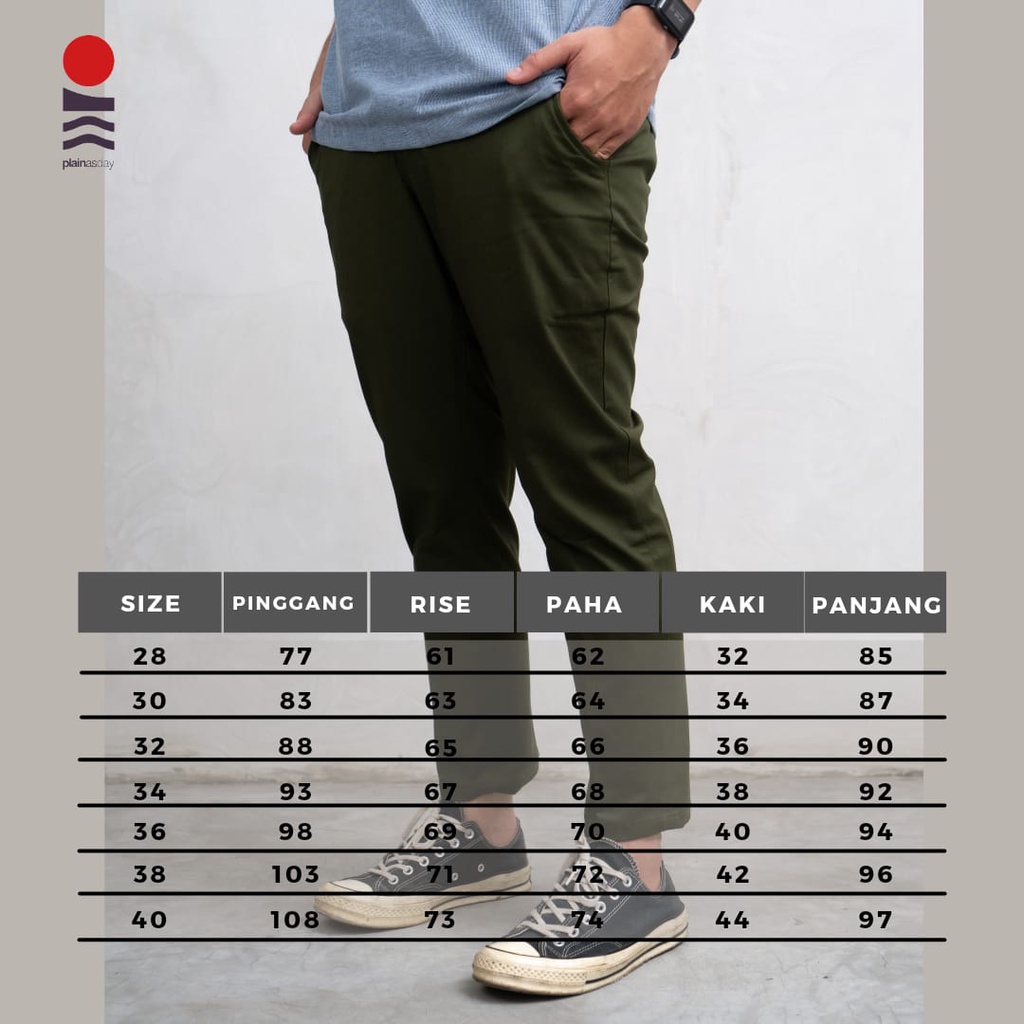 Neo Chino Ankle Pants - Navy