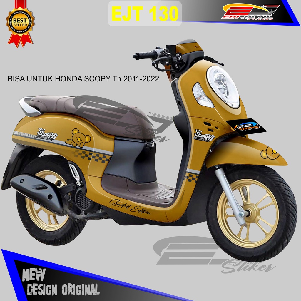 DECAL STIKER SCOOPY FUL BLOK STIKER SCOOPY 2013-2022 26WARNA / STIKER MOTOR / STIKER MOTOR SCOOPY / 