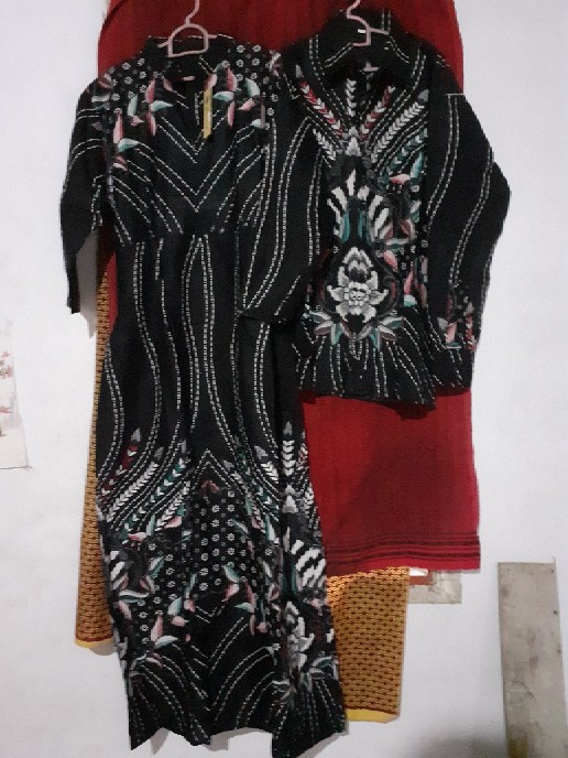 (ada Anak) Batik Couple Katun Primisima 2575 Gamis Gembul Prasasti