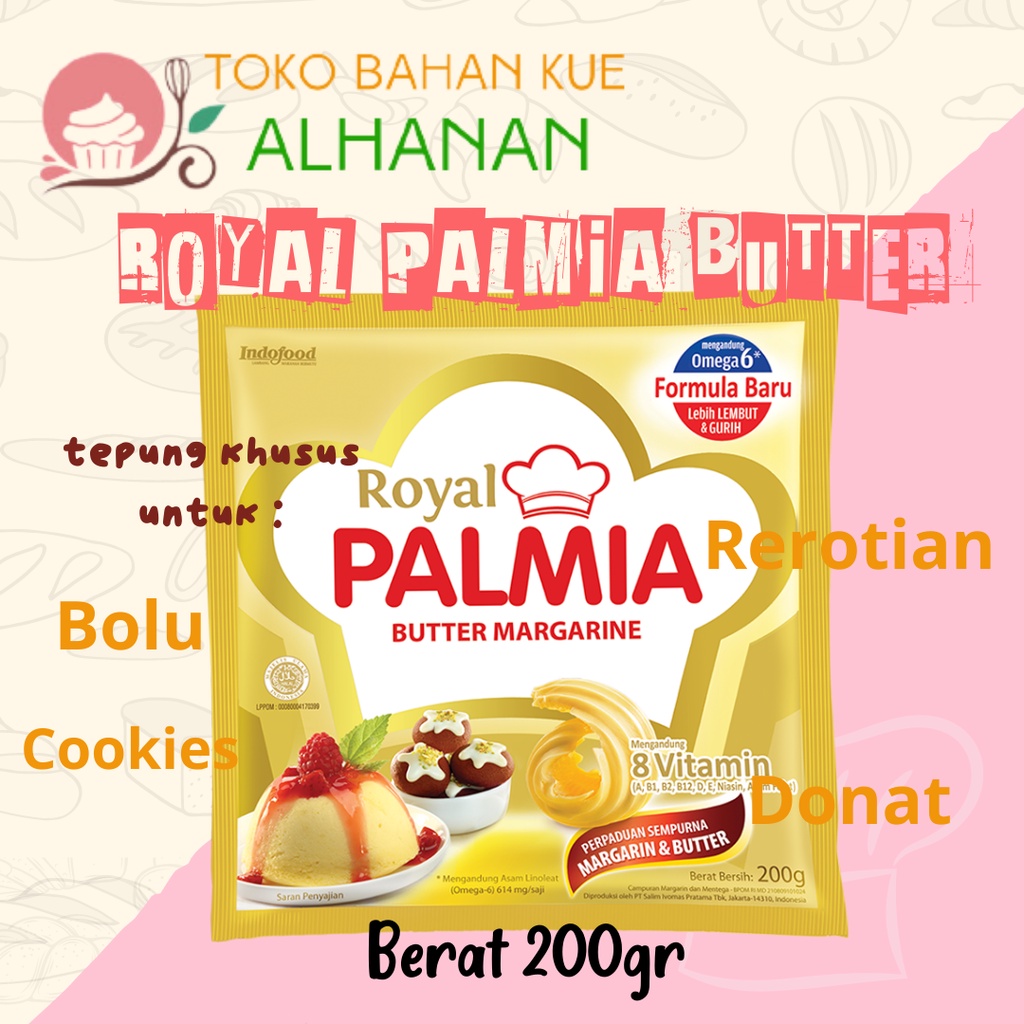 

Palmia Royal Butter Margarine 200gr Royal Palmia