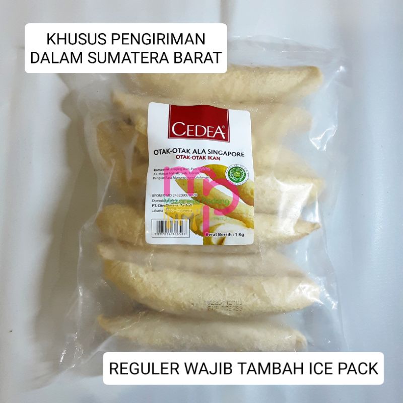 

CEDEA Otak otak singapore 1 kg (KHUSUS SUMBAR, REGULER WAJIB TAMBAH ICE PACK)