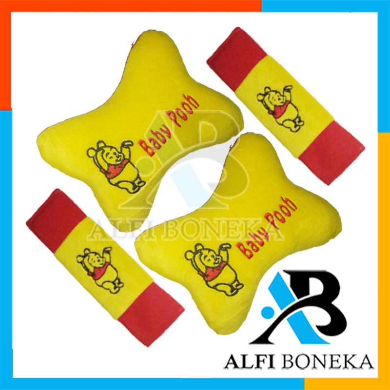 [ COD ] Bantal Set TRD 4 in 1 - Bantal Mobil Set - Bantal Set Mobil - Bantal Set Mobil Trd Sportivo Murah - Bantal Mobil 4in1 - Set bantal Mobil TRD Sportivo