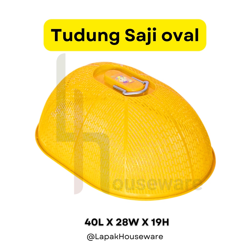 MPW Tudung Saji Oval Kecil Warna Soft / Penutup Makanan / Tudung Saji Plastik