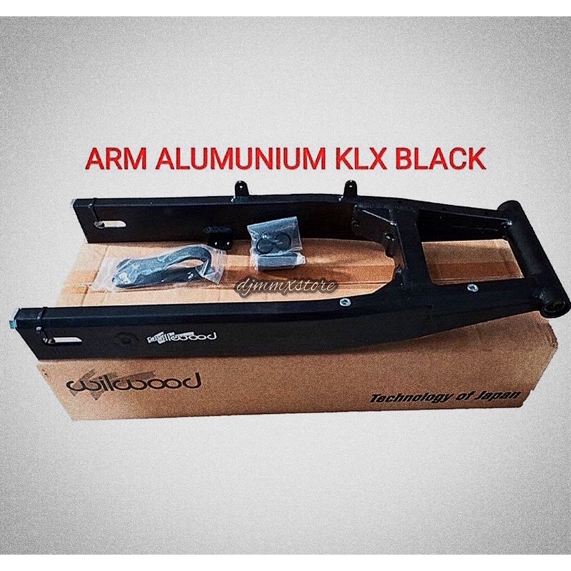 SWING ARM ALUMUNIUM KLX 150 BLACK DAN SILVER WILWOOD/SWING ARM MOTOR TRILL