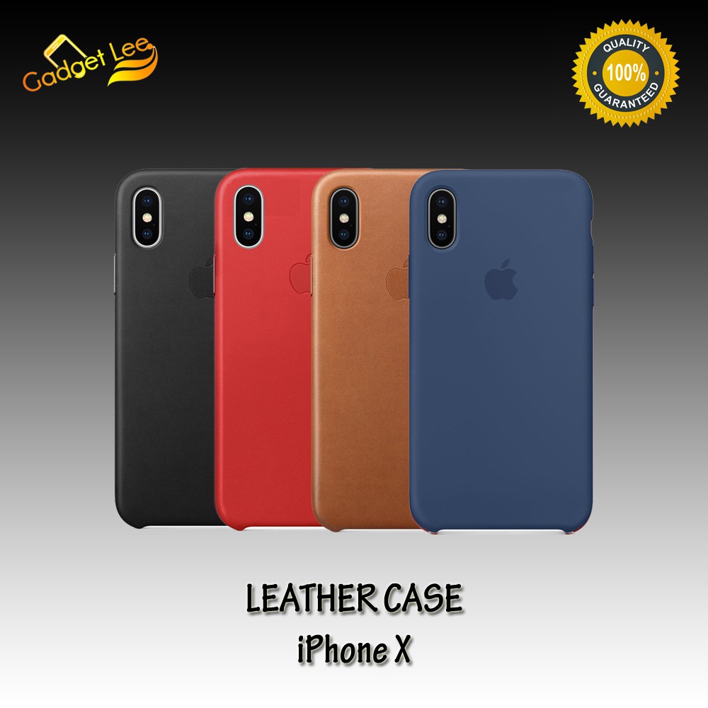 Leather Case - iPhone X - Soft Premium Quality