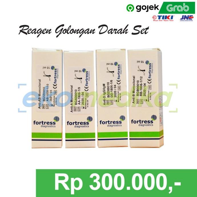 FORTRESS Golongan Darah 10 ml + Kartu SET