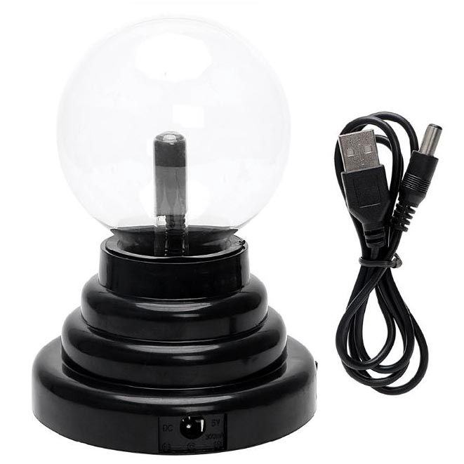 Pajangan Lampu Bola Kristal Plasma Light Sphere - ZC211700 - HTM