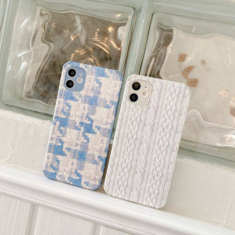 INS Weaving Style Soft Case OPPO A53 A33 A5 A9 A31 2020 A7 A5S A12 A11K A3S A15 A15S A35 A52 A92 A83 F9 Pro F11 A91 C1 Casing VIVO Y11 Y12 Y12i Y15 Y17 Y19 Y20 Y20i Y20S Y12S Y50 Y30 Y30i Y83 Y81 Y93 Y91C V5 V5S V9 V15 S1 V20 Pro-4