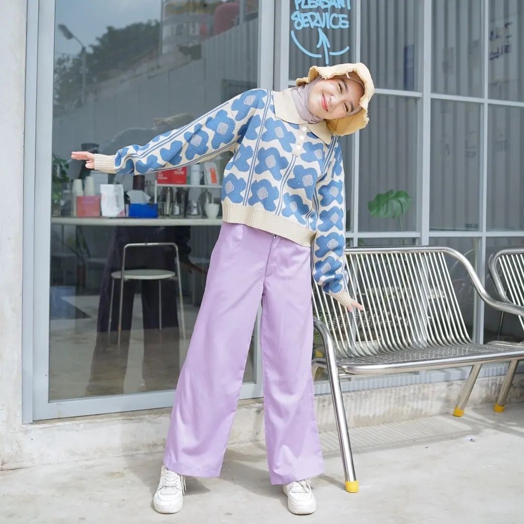 Amelya Daisy Blouse - Atasan Blouse Wanita Terbaru PREMIUM