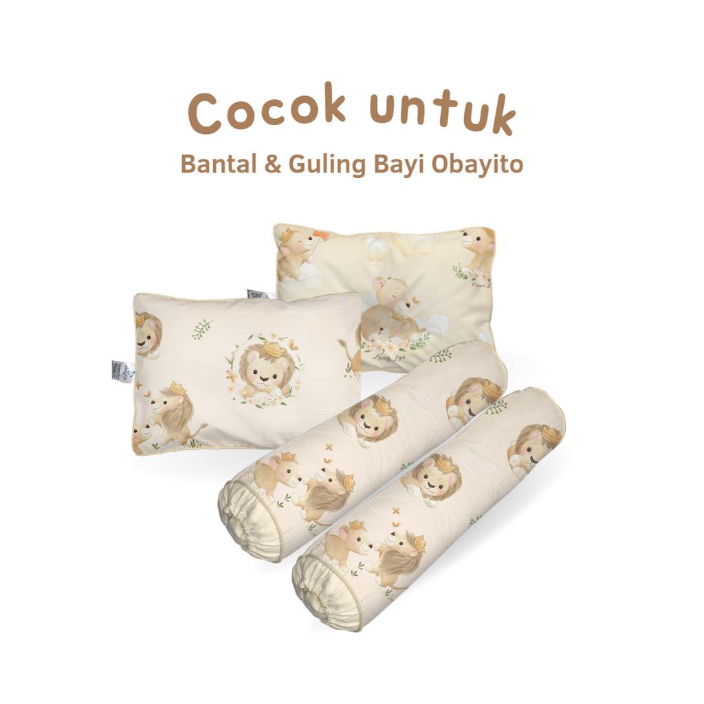 Obayito Sarung Bantal Baby ( Bayi ) set Isi 3 Bahan Katun Satin Jepang Terbaik