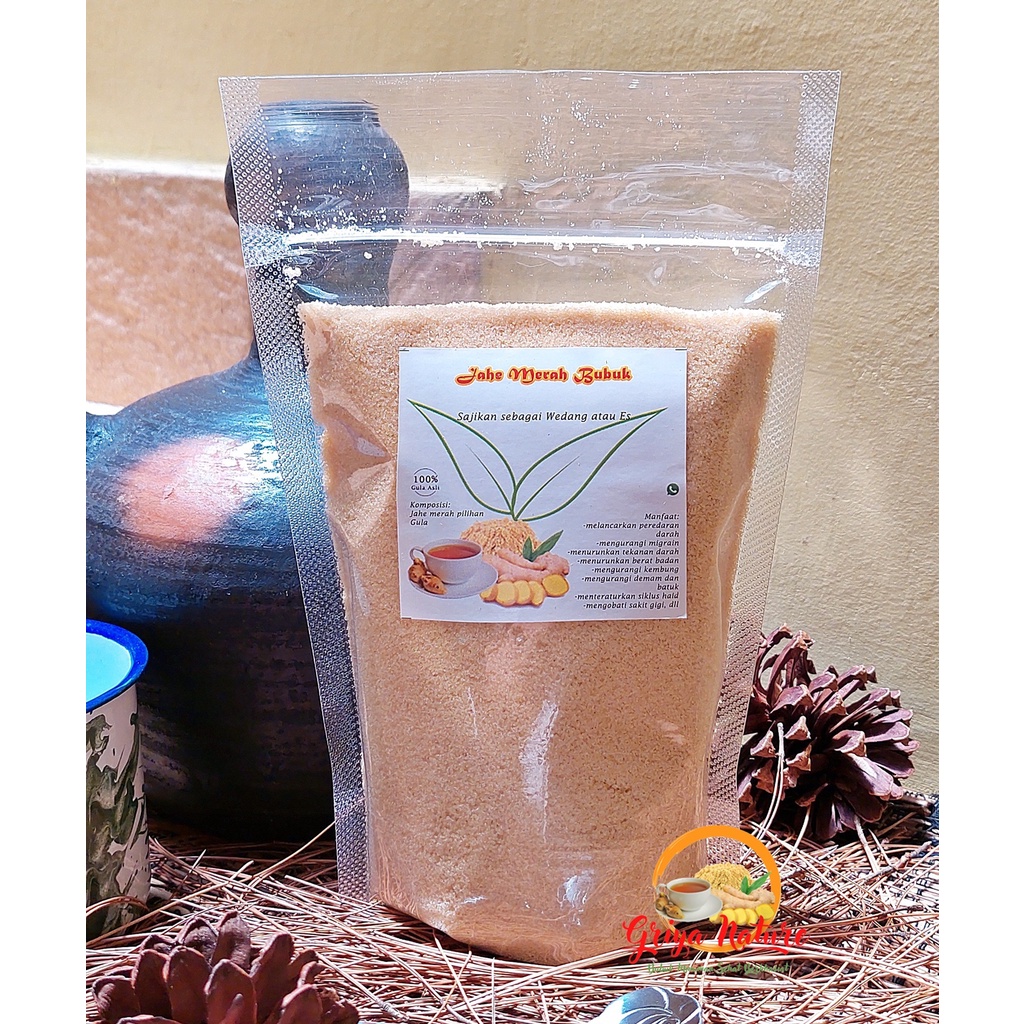 

[COD] GRIYA NATURE | Minuman Jahe Merah Bubuk Instant 460 gr | Wedang Jahe Merah Instan | Jahe Seduh | Jamu Obat Herbal | Serbuk Jahe Merah | Minuman Sehat Tradisional | Wedang Jahe Bubuk | Jahe Gajah Jahe Emprit | Jamu Imun Booster | Jamu Flu Pilek Alami