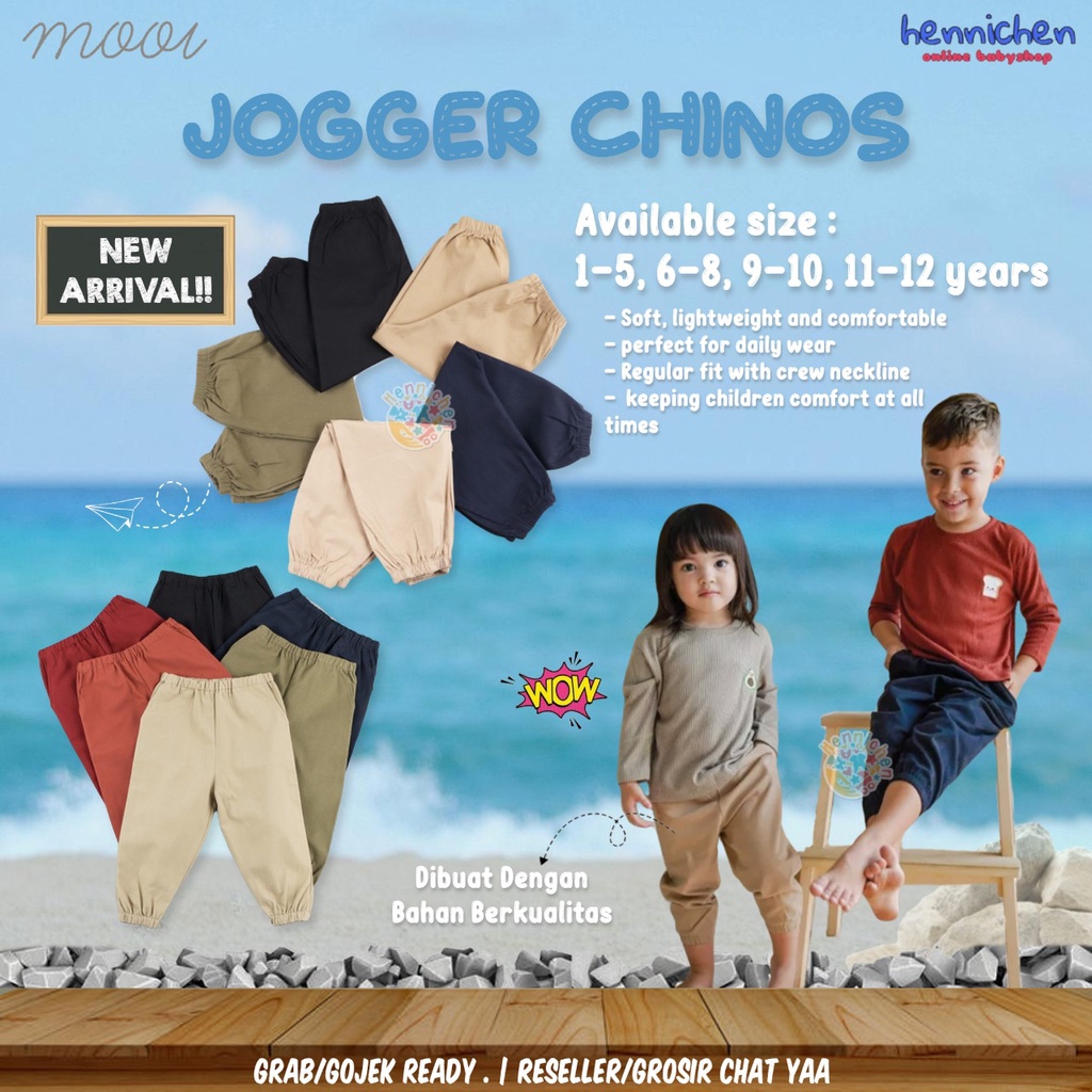 PROMO 7.7 PROMO BAJU LEBARAN MURAH Mooi Celana Jogger Anak Jogger Chinos BAYI UNISEX HIGH QUALITY 1-5 thn