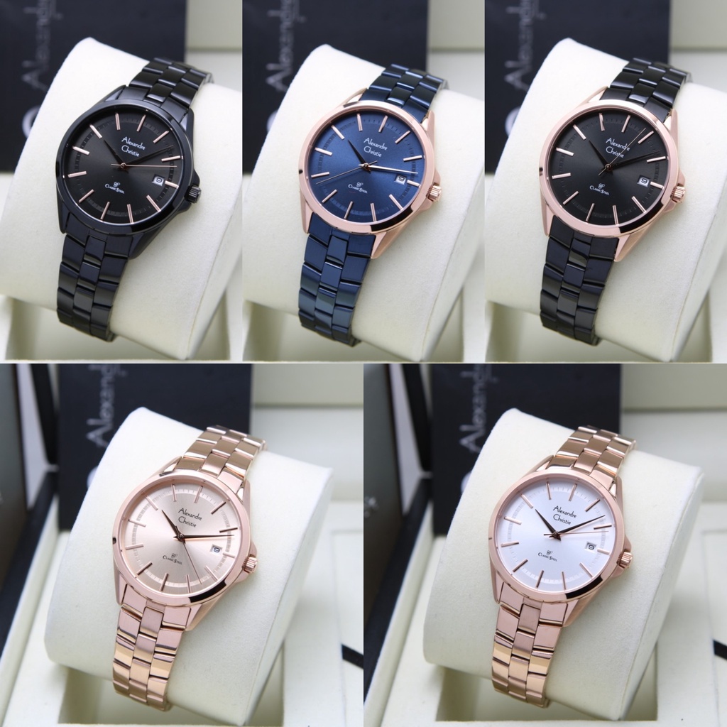 JAM TANGAN WANITA ALEXANDRE CHRISTIE AC 8652 ORIGINAL GARANSI RESMI 1 TAHUN