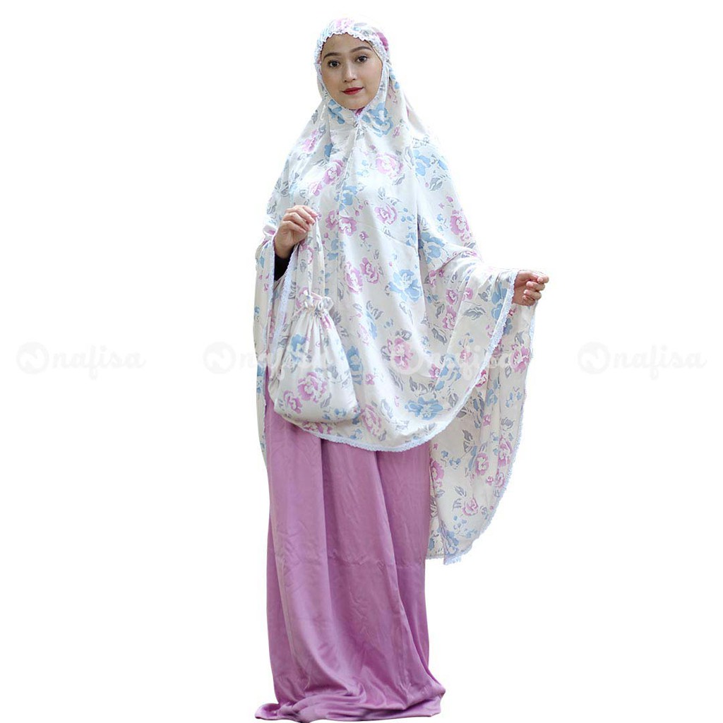 Mukena Motif Nafisa Madina | Mukena Maxmara One Set Mukena Kualitas Premium Mukena Original Nafisa