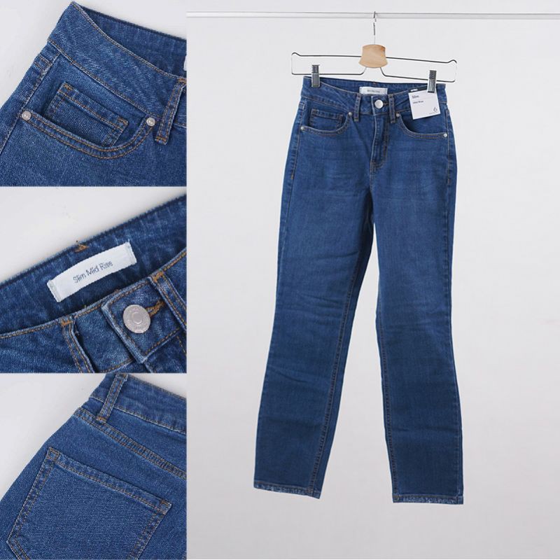 celana jeans denim blue washed perempuan / dewasa branded anko kmart Australia Original size 6 sd 20