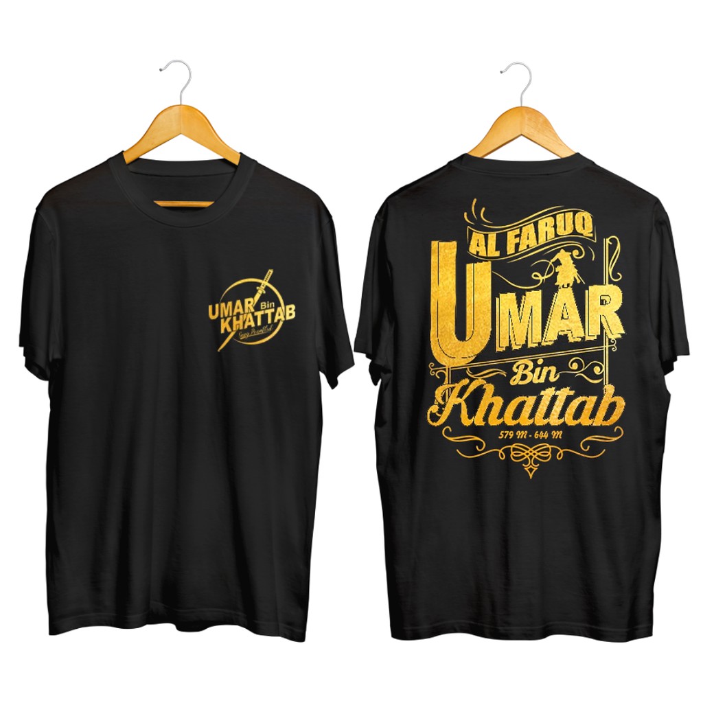 KAOS UMAR BIN KHATTAB \ KAOS ISLAMI \ KAOS DISTRO \ TSHIRT \ KAOS PRIA \ KAOS DAKWAH-2