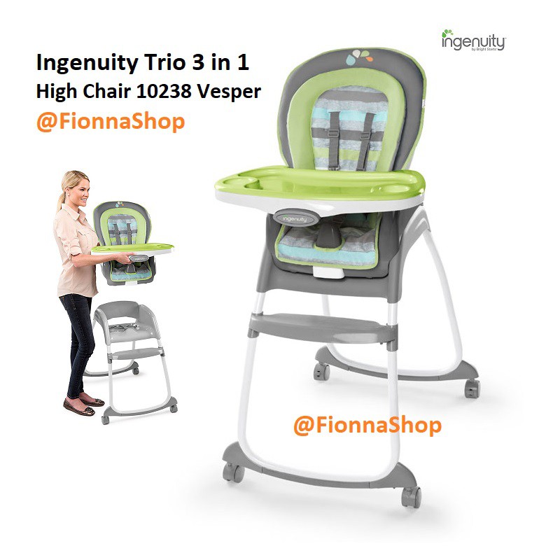  Kursi  Makan Ingenuity  Trio 3 in 1 High Chair 10238 Vesper 