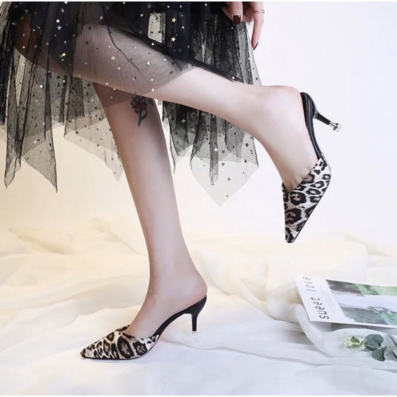 Heels L4 wanita import realpict