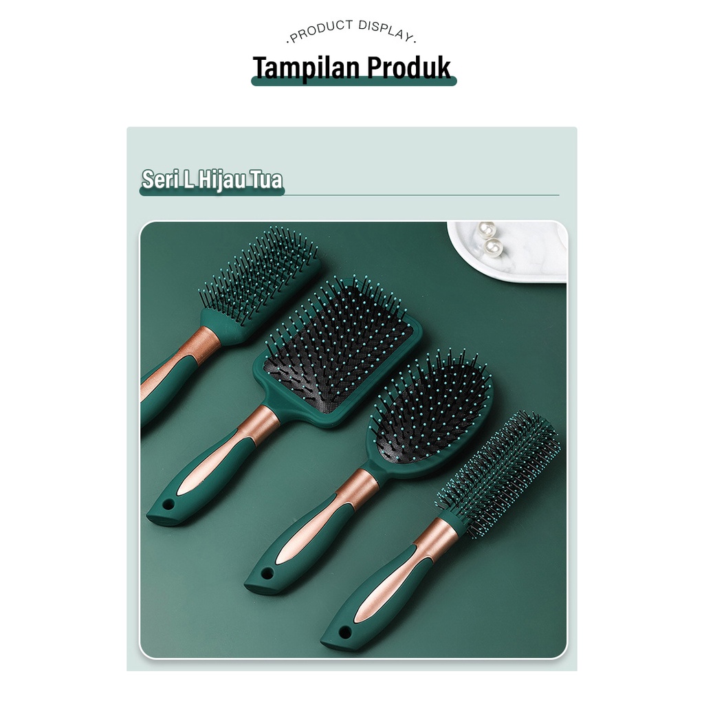 CJHC TINO TINO SISIR RAMBUT ANTI KUSUT/SISIR PIJAT ANTI STATIS/HAIR COMB