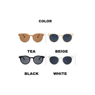 Baru Kedatangan Korea Fashion Putaran Sunglass Wanita / Pria Kacamata Populer Ulzzang Anti UV400