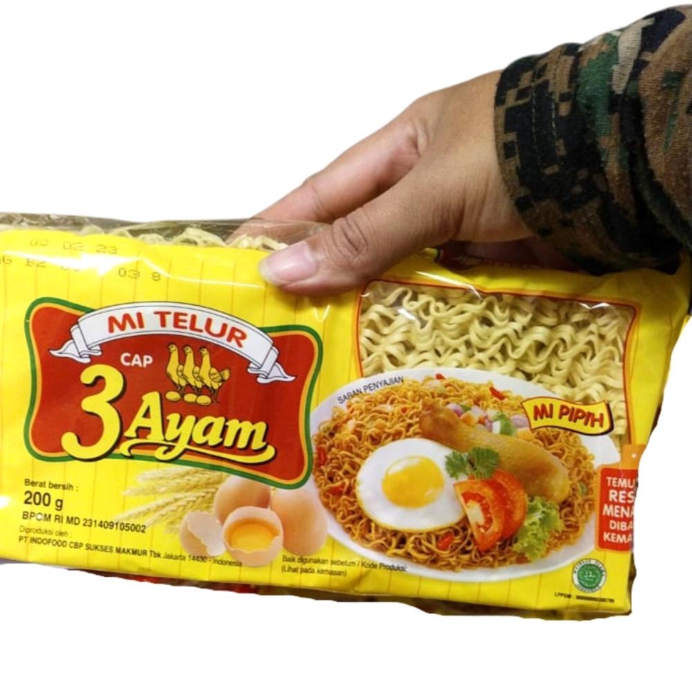 

mie telur EcoPack mi telur 3 ayam tiga ayam bahan mie telur 200gr