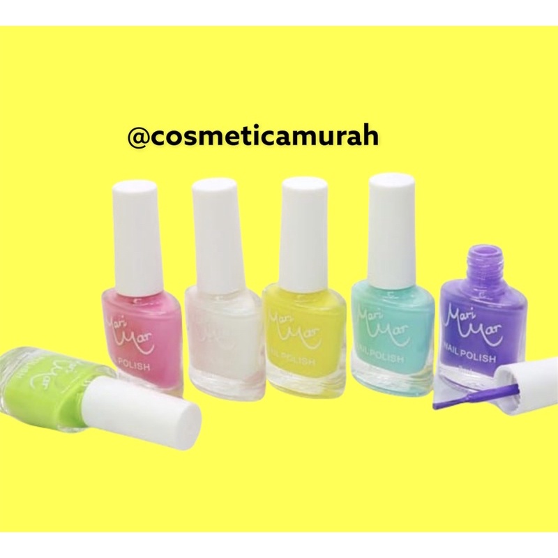 harga satuan - marimar kutek pastel warna warni series imut - kutek marimar pastel series