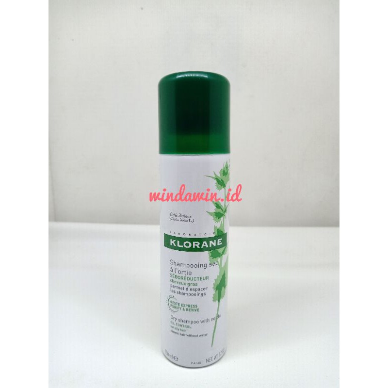 Klorane Dry Shampoo with Nettle Oil Control - Size: 150 ml