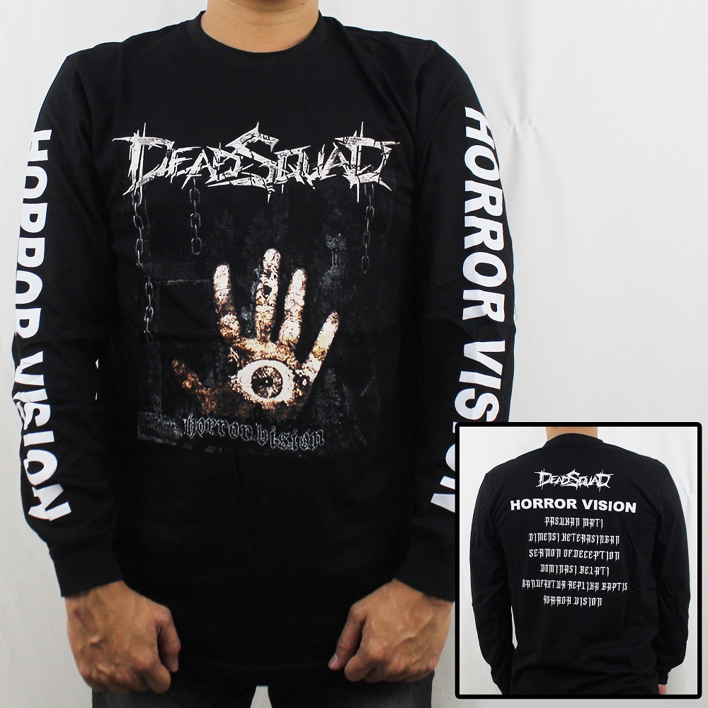 BAJU MUSIK DEADSQUAD LENGAN PANJANG 05 - BAJU LENGAN PANJANG DEADSQUAD - LONGSLEEVE PRIA MUSIK - LON