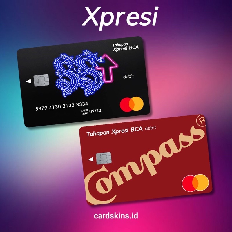 

XPRESI | GARSKIN / STICKER KARTU ATM / SKIN KARTU ATM / Kredit card