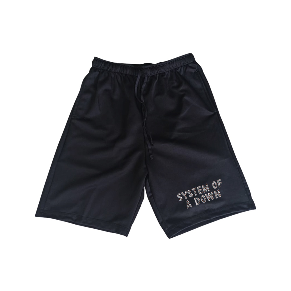 CELANA PENDEK PRIA WANITA BAND SYSTEM OF A DOWN | SHORT PANTS BOXER SANTAI MUSIK METAL SOAD