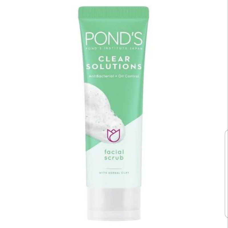 Ponds Clear Solutions Scrub 50 g / Sabun Wajah / Sabun Wajah Ponds