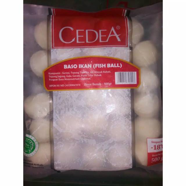 

Cedea baso ikan 500gr