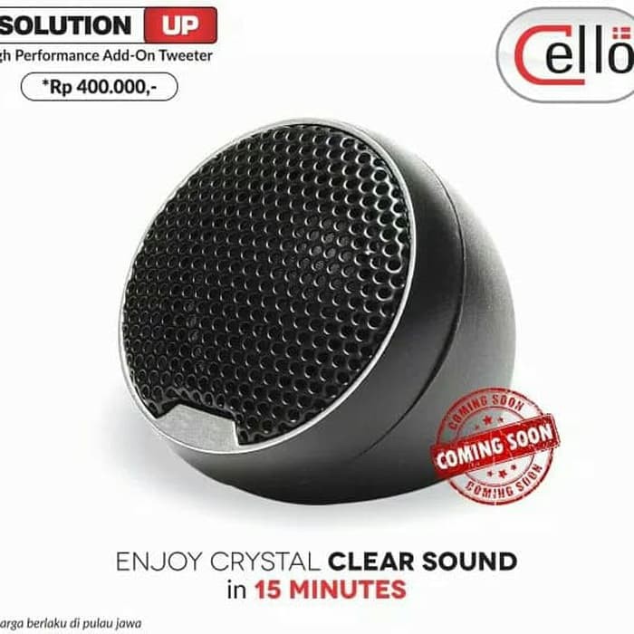 Tweeter Cello Solution Up Tweeter Cello Tweeter High Performance