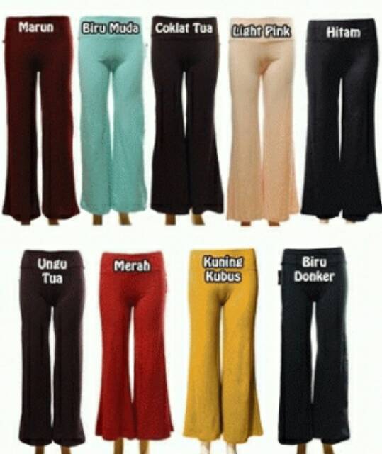 Celana kulot panjang wanita-1