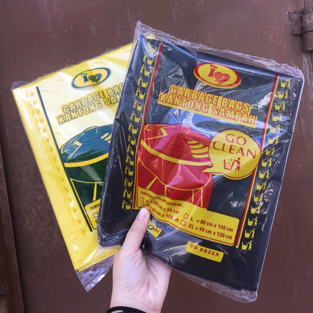 Kantong Sampah aneka ukuran, Kantong Sampah Medis warna kuning