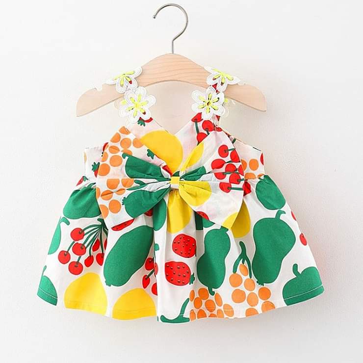 Dress Baby Feminine Full Flower