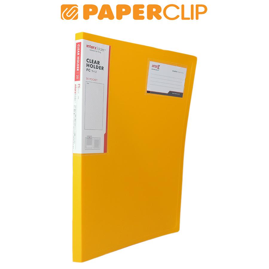 

CLEAR HOLDER INTERX CHX120F FC ISI 20 YELLOW