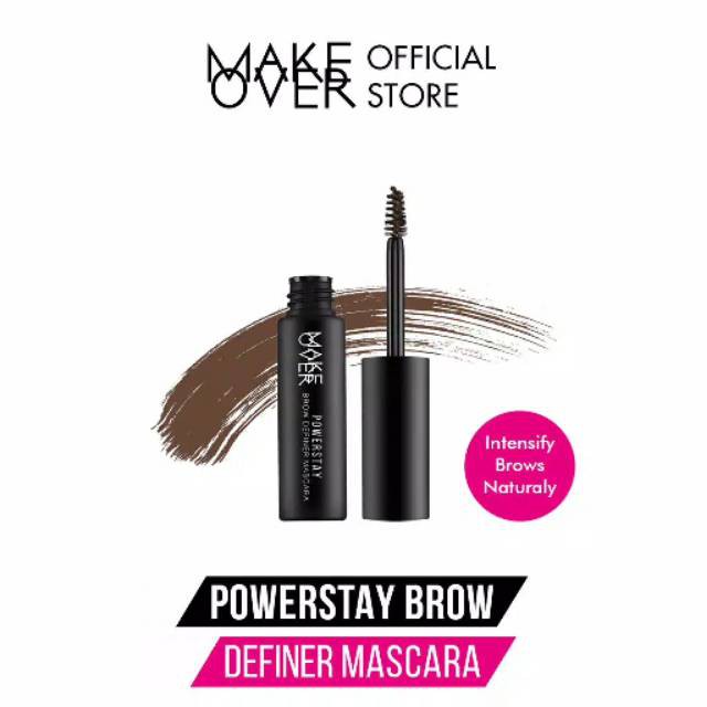 MAKE OVER POWERSTAY BROW DEFINER MASCARA - 6.5GR